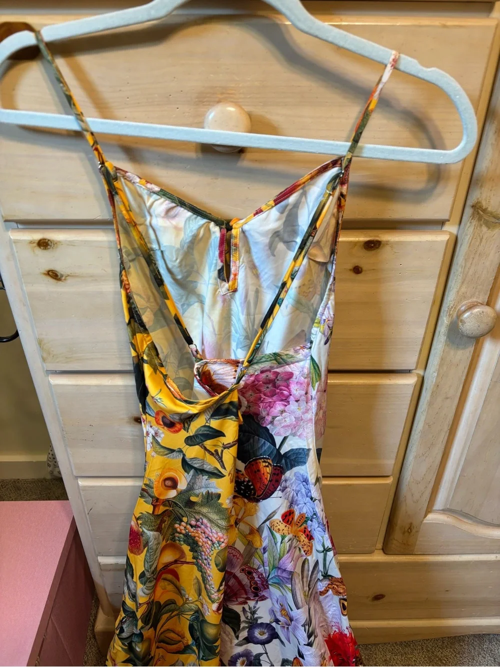 Anthropologie Floral Slip Midi Dress in Multi - Picture 11 of 12